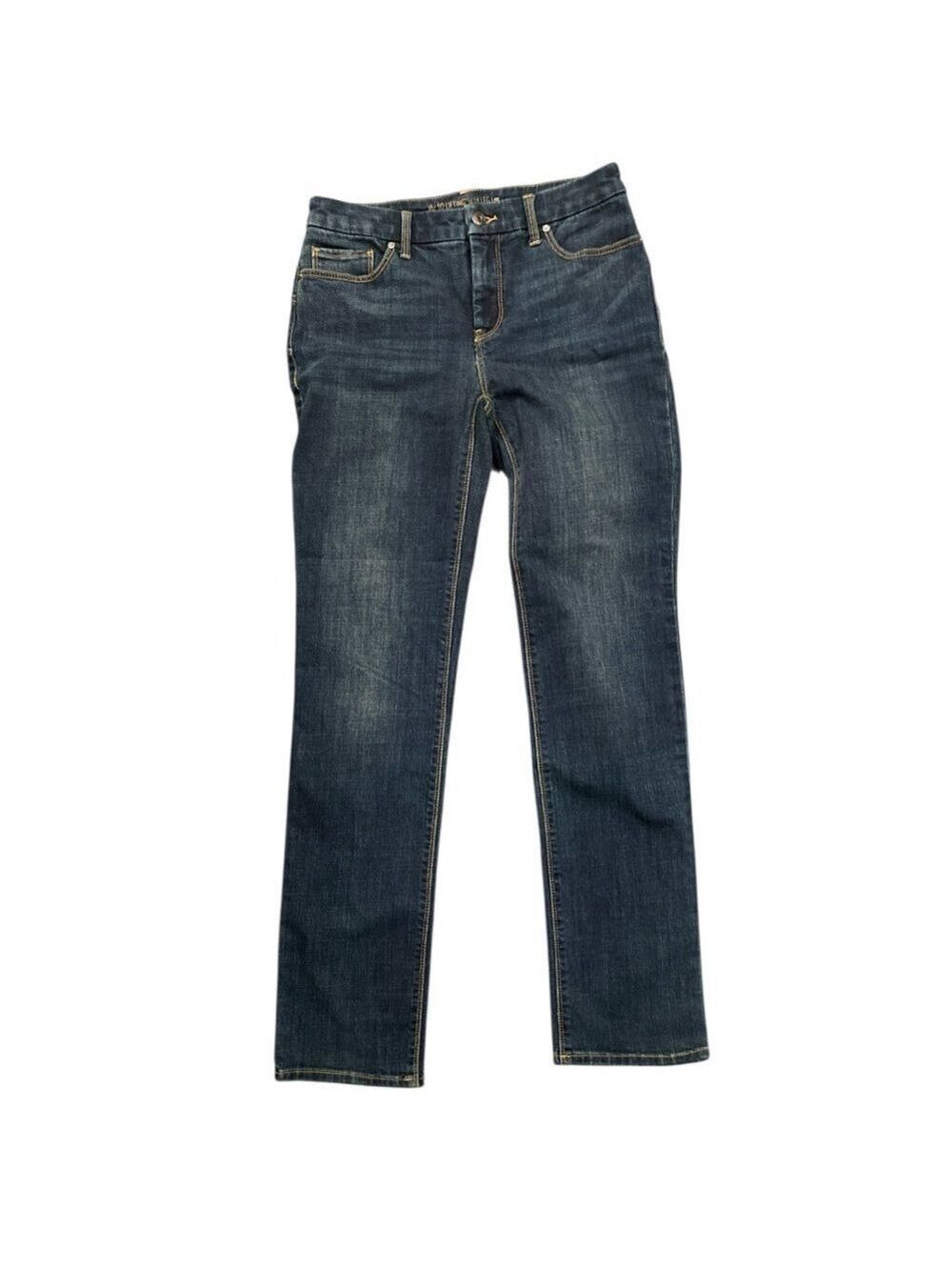 Chico’s 00 Dark Wash Slim Leg Jeans – Stretch Denim Toronto Street